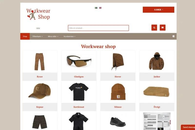 Work Wear Shop - Dala Software